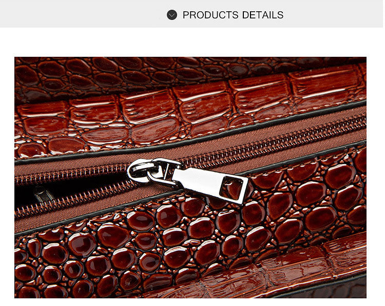 PU Leather Messenger Bag Set of 3pcs. (Messenger Bag + Crossbody Bag + Clutch Wallet)