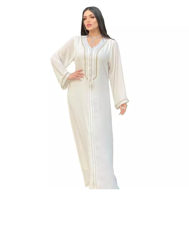 Ethnic Clothing Dubai Jellabiya 2 Pieces Matching Set (Jellabiya + Underdress)